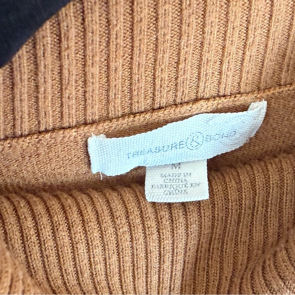 Treasure & Bond Camel Ribbed Sweater - Picture 2 of 4